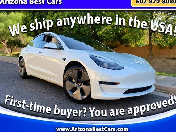 TESLA MODEL 3 2021 5YJ3E1EAXMF051941 image
